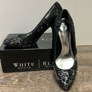 White House Black Market MARCO Women’s Sequined Pumps Size 7.5